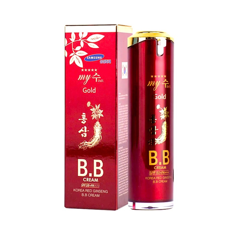 My SIIR Gold B.B Cream SPF 50+ PA+++ Korea Red Ginseng 40ml, Expired 2028